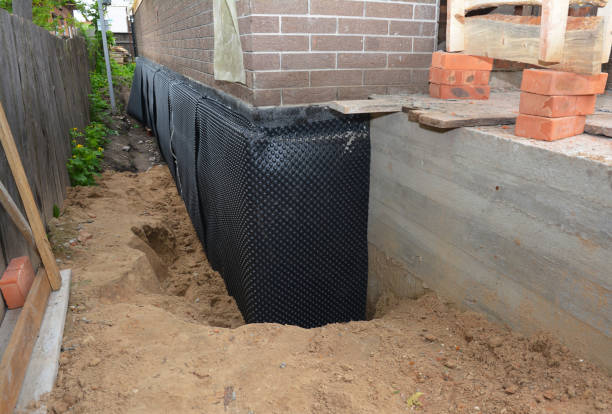 Crawl space vapor barrier installation in Troy, IL